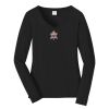Ladies Long Sleeve Fan Favorite V Neck Tee Thumbnail