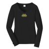 Ladies Long Sleeve Fan Favorite V Neck Tee Thumbnail