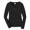 Ladies Long Sleeve Fan Favorite V Neck Tee Thumbnail