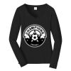 Ladies Long Sleeve Fan Favorite V Neck Tee Thumbnail