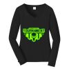 Ladies Long Sleeve Fan Favorite V Neck Tee Thumbnail