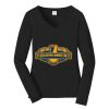 Ladies Long Sleeve Fan Favorite V Neck Tee Thumbnail