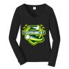 Ladies Long Sleeve Fan Favorite V Neck Tee Thumbnail
