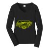 Ladies Long Sleeve Fan Favorite V Neck Tee Thumbnail