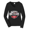 Ladies Long Sleeve Fan Favorite V Neck Tee Thumbnail