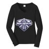 Ladies Long Sleeve Fan Favorite V Neck Tee Thumbnail
