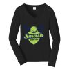 Ladies Long Sleeve Fan Favorite V Neck Tee Thumbnail