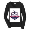 Ladies Long Sleeve Fan Favorite V Neck Tee Thumbnail