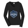 Ladies Long Sleeve Fan Favorite V Neck Tee Thumbnail