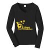 Ladies Long Sleeve Fan Favorite V Neck Tee Thumbnail