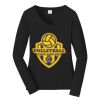 Ladies Long Sleeve Fan Favorite V Neck Tee Thumbnail