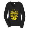 Ladies Long Sleeve Fan Favorite V Neck Tee Thumbnail