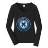 Ladies Long Sleeve Fan Favorite V Neck Tee Thumbnail