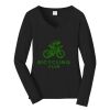 Ladies Long Sleeve Fan Favorite V Neck Tee Thumbnail