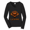 Ladies Long Sleeve Fan Favorite V Neck Tee Thumbnail
