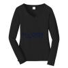 Ladies Long Sleeve Fan Favorite V Neck Tee Thumbnail