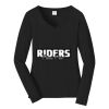 Ladies Long Sleeve Fan Favorite V Neck Tee Thumbnail